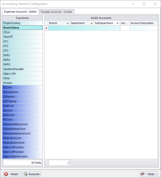Expenses_accounts-Debits Login to PayrollPlus